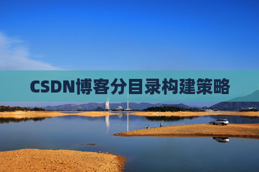 CSDN博客分目录构建策略
